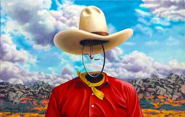 Original Surrealism Pop Culture/Celebrity Paintings by Pat Watson