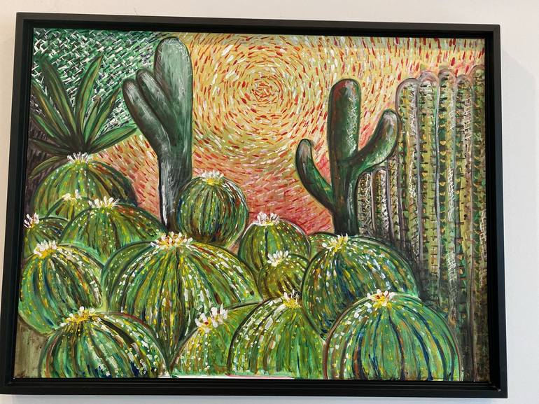 Original Garden Painting by Anu Kumar