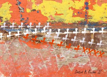 Print of Abstract Mixed Media by Detlef B Fischer