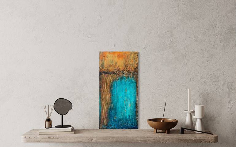 Original Abstract Seascape Painting by Iryna KuKo