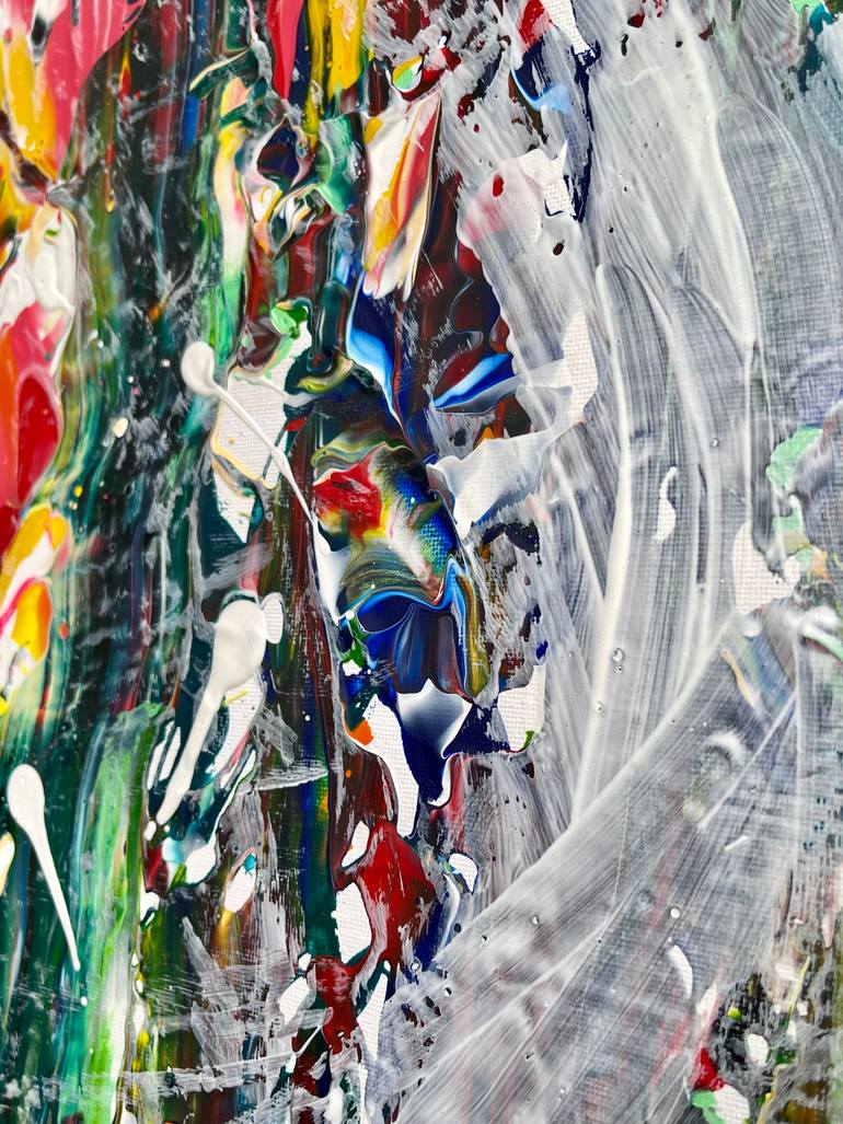 Original Abstract Expressionism Botanic Painting by Iryna Kuko