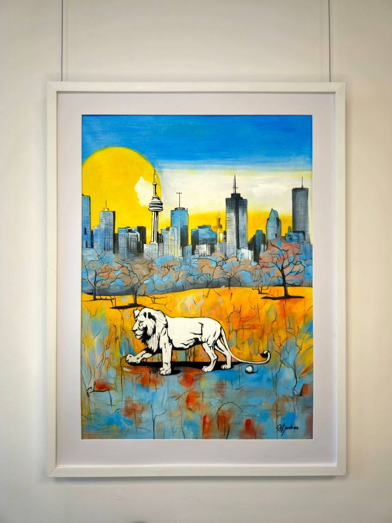 Around the World 07 Painting by Harriet Parkes Saatchi Art 