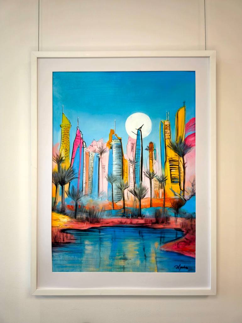 Around the World 26 Painting by Harriet Parkes Saatchi Art 