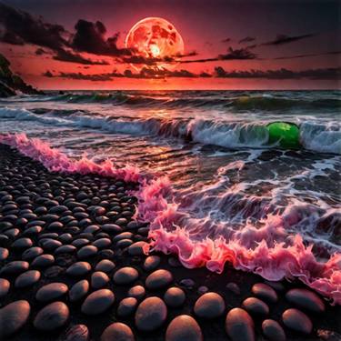 Original Seascape Digital by Yuri Khrushch