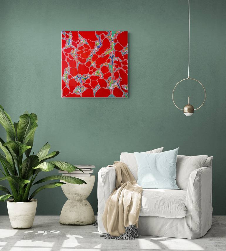 Original Abstract Painting by Marios C