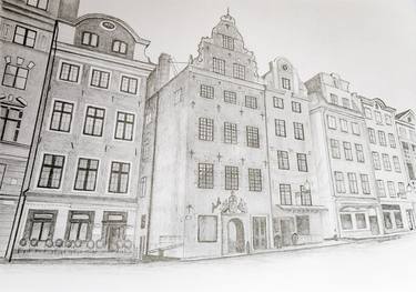 Original Black & White Architecture Drawings by Marios C