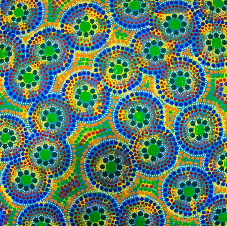 Modern Aboriginal Inspirations # 42 Original Painting by m czajkowski