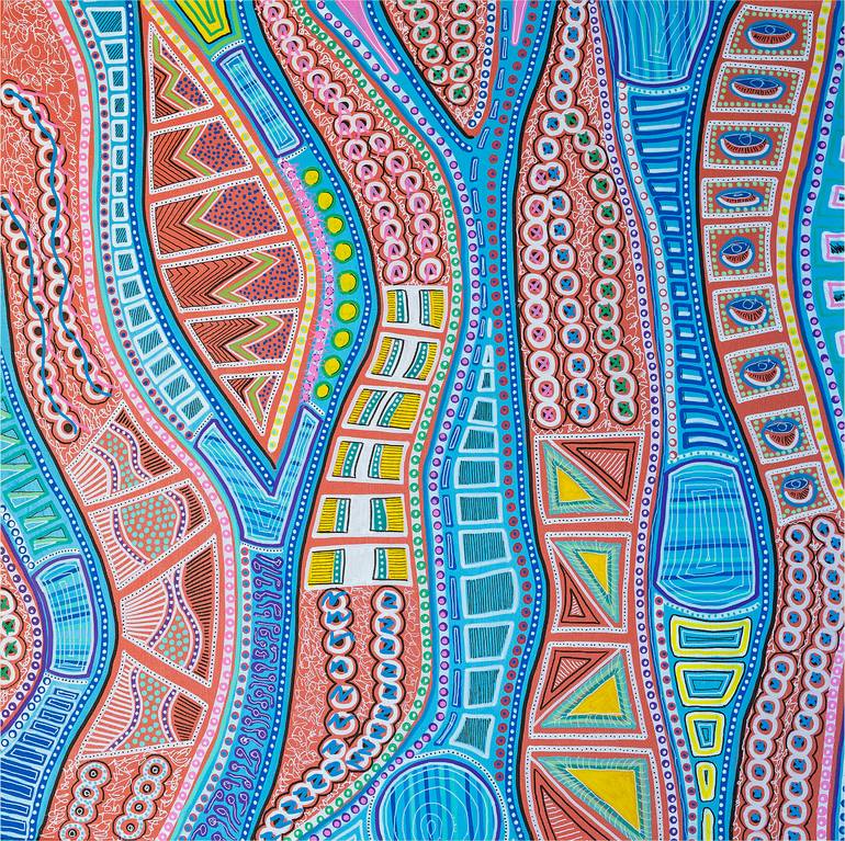 Original Digital Art Abstract Painting by M Czajkowski