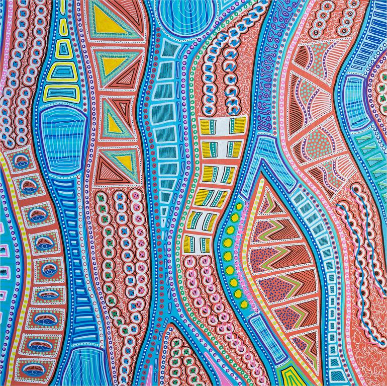 Original Digital Art Abstract Painting by M Czajkowski