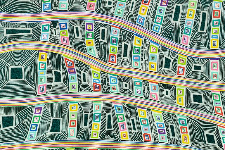 Original Figurative Abstract Painting by M Czajkowski