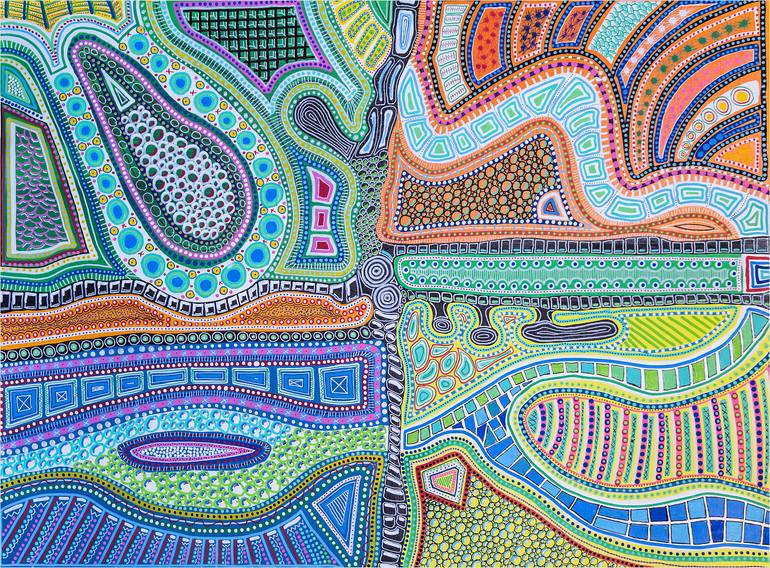 Original Figurative Abstract Painting by M Czajkowski