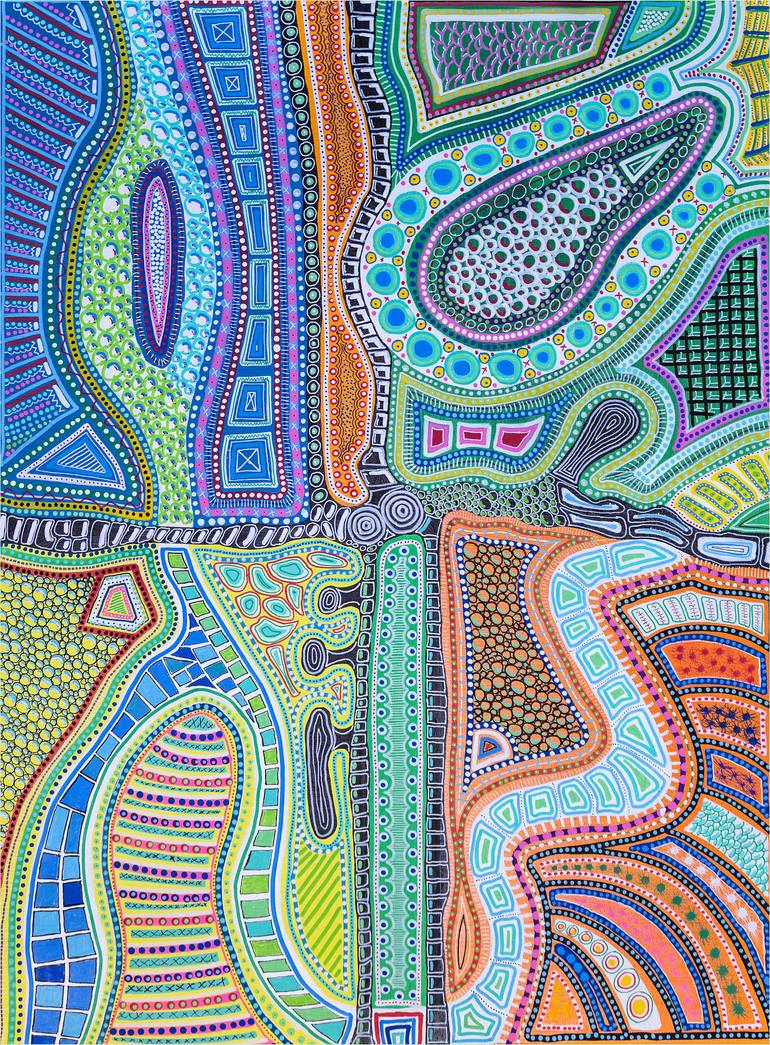 Original Figurative Abstract Painting by M Czajkowski