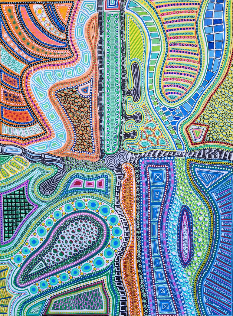 Original Figurative Abstract Painting by M Czajkowski