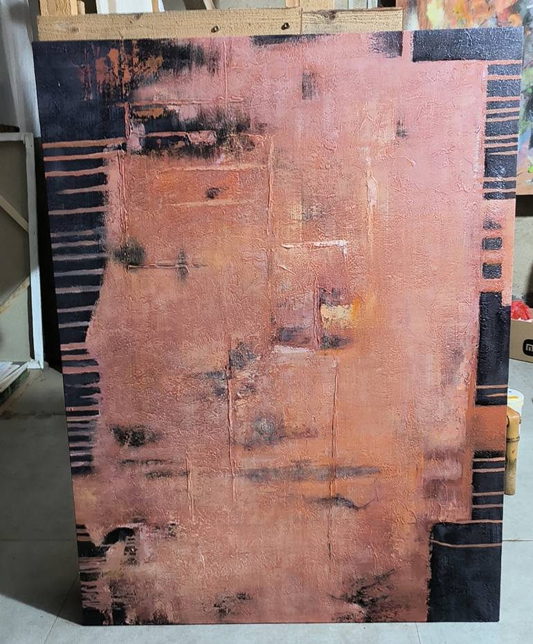 Original Abstract Expressionism Abstract Painting by HO Chung Huen