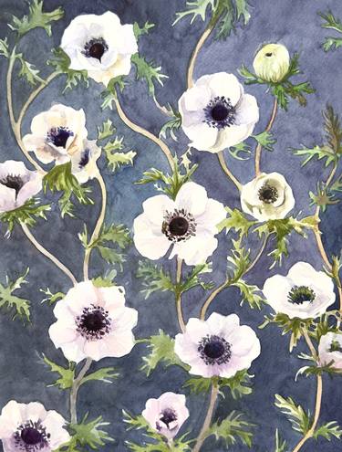 Original Botanic Paintings by Dariia Tsenzeria