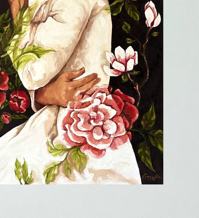 Original Conceptual Women Painting by Cornelia Porcescu