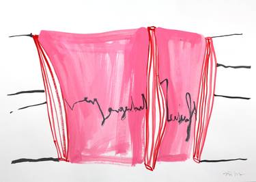 Original Abstract Calligraphy Drawings by Jörg Schmitz