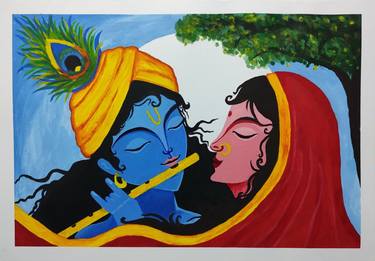 Original Color Field Painting Religion Paintings by Devanand Kumar