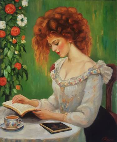 Original Women Painting by Valentin Skribins