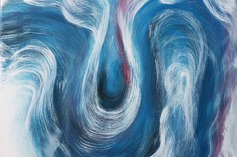 Original Abstract Love Painting by Miro Donau