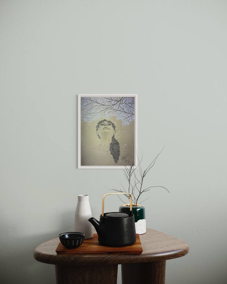 Original Illustration Women Drawing by Natrina Gholston