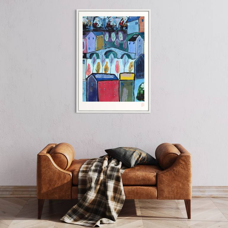 Original Expressionism Landscape Printmaking by Matt Brown