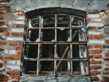 Original Figurative Architecture Paintings by Ralf Scherfose