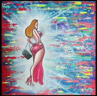 Original Pop Art Women Paintings by Joseph Vitale