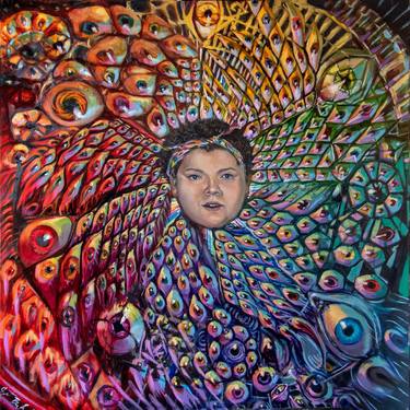 Original Contemporary People Paintings by Janet Bruesselbach