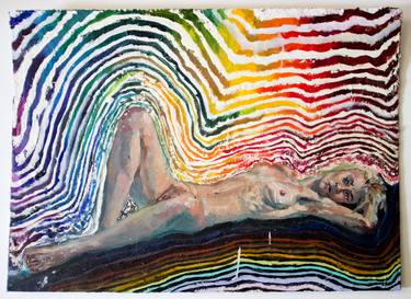Original Nude Paintings by Janet Bruesselbach