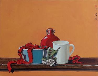 Original Figurative Still Life Paintings by Lucilla Cortesi