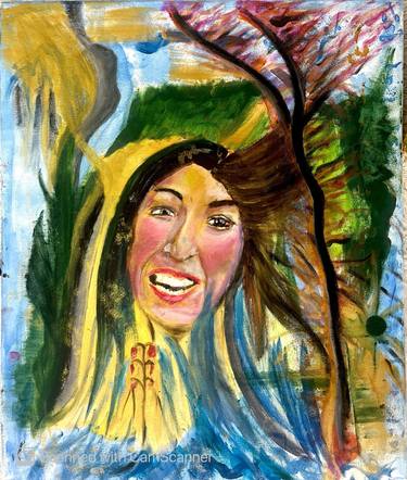 Original Women Painting by Naif Alnefaie