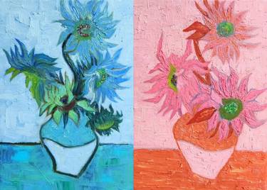 Original Floral Paintings by Sanghee Cho
