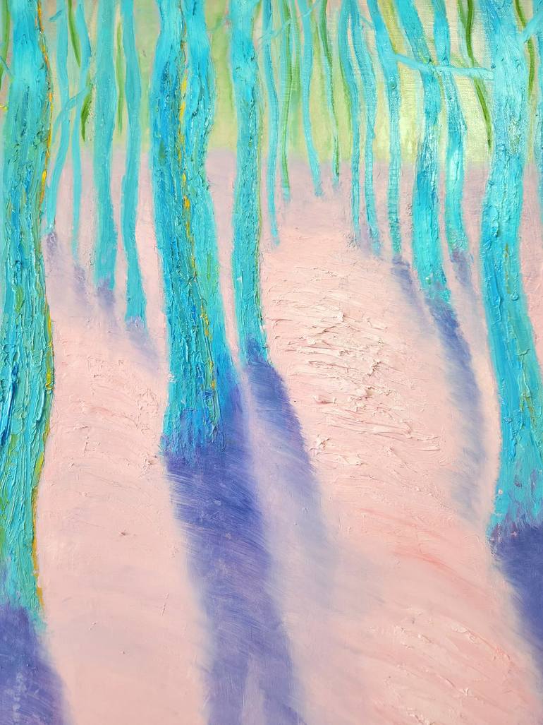 Original Impressionism Nature Painting by Sanghee Cho