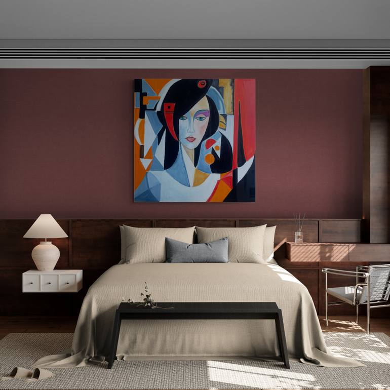 Original Figurative Abstract Painting by Lena Logart