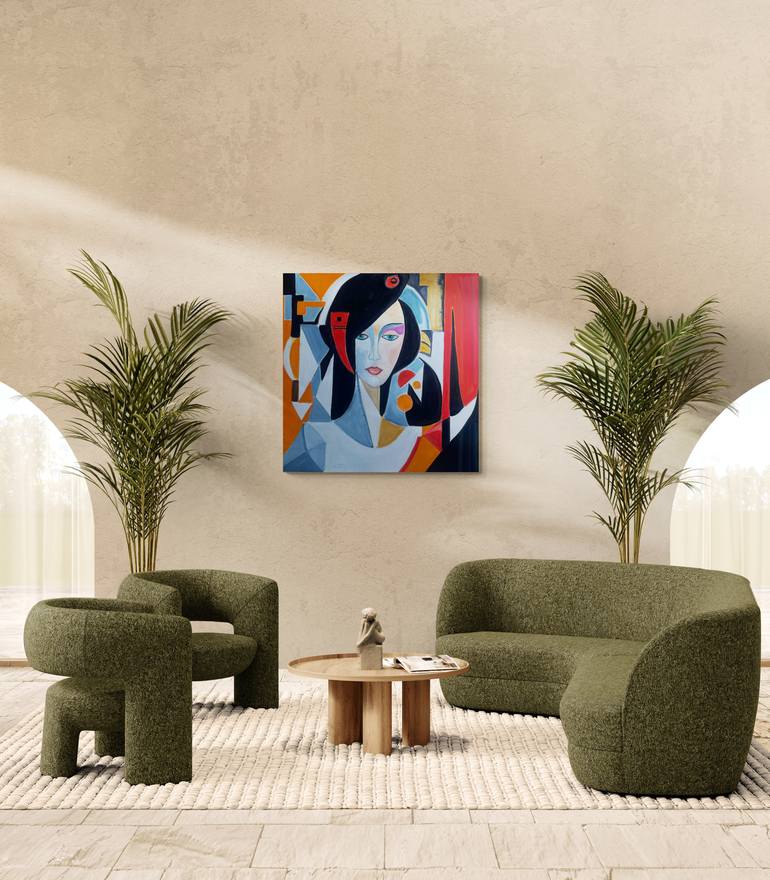 Original Figurative Abstract Painting by Lena Logart