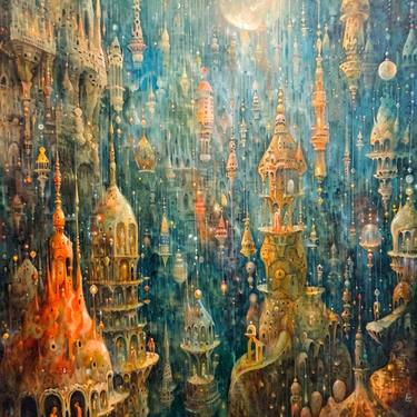 Original Digital Art Landscape Digital by Lena Logart