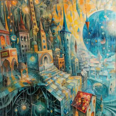 Original Digital Art Landscape Digital by Lena Logart