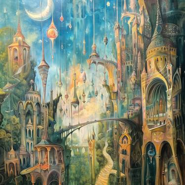 Original Digital Art Landscape Digital by Lena Logart