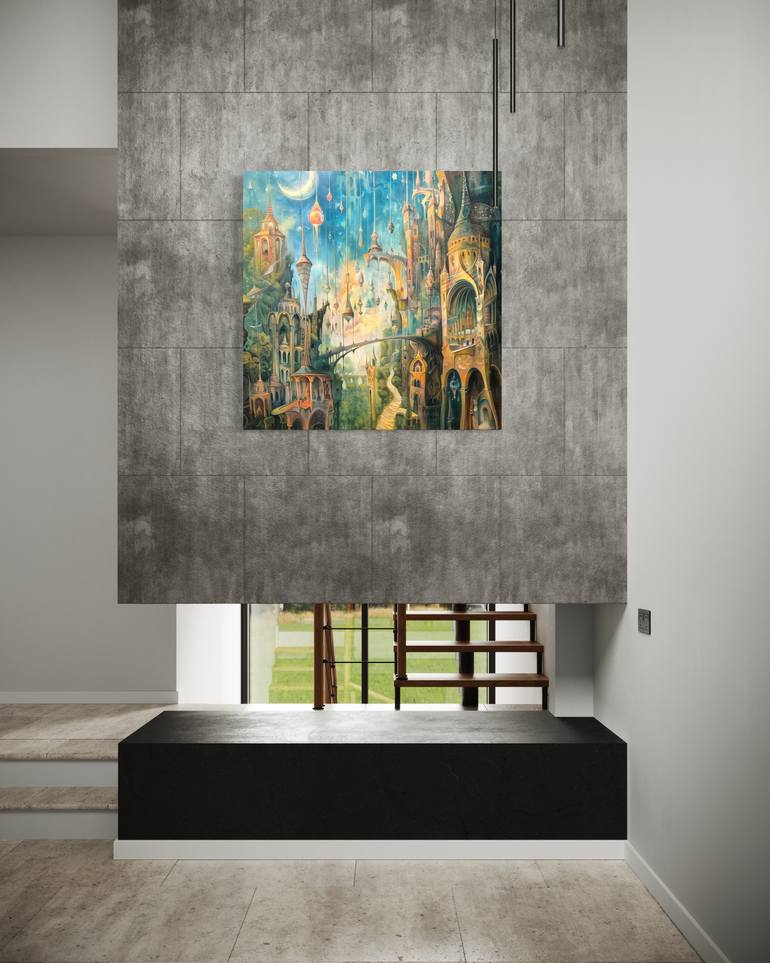 Original Digital Art Landscape Digital by Lena Logart