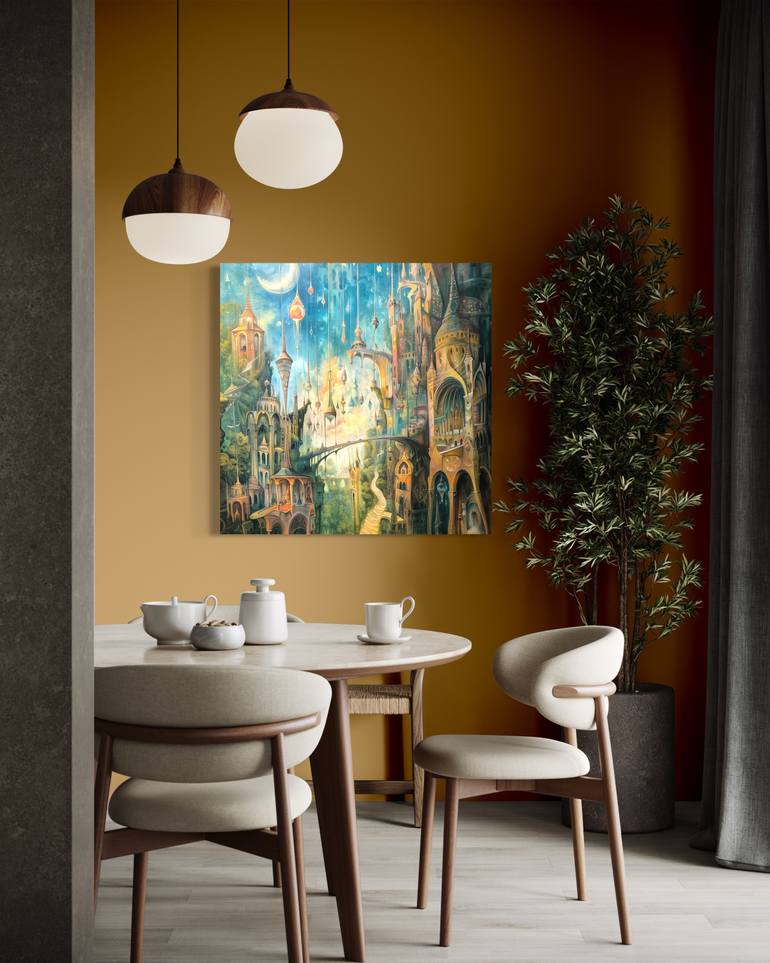 Original Digital Art Landscape Digital by Lena Logart