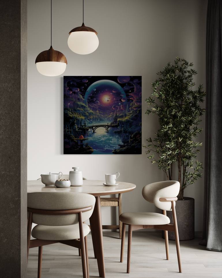 Original Digital Art Landscape Digital by Lena Logart