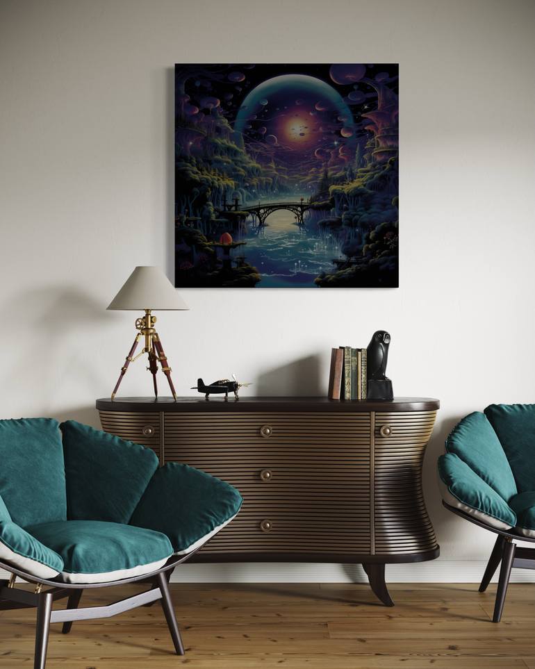 Original Digital Art Landscape Digital by Lena Logart