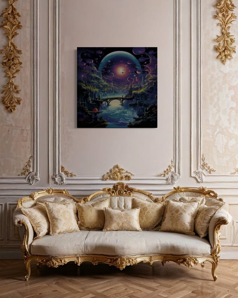 Original Digital Art Landscape Digital by Lena Logart