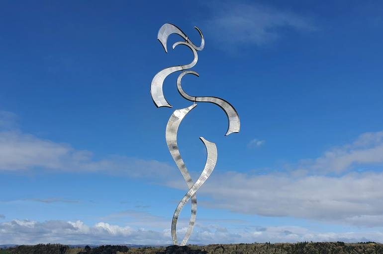 Original Kinetic Abstract Sculpture by Will Carr