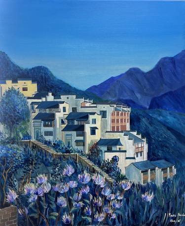 Original Impressionism Landscape Paintings by Henriette Hua Wang
