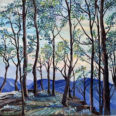 Original Impressionism Landscape Paintings by Henriette Hua Wang