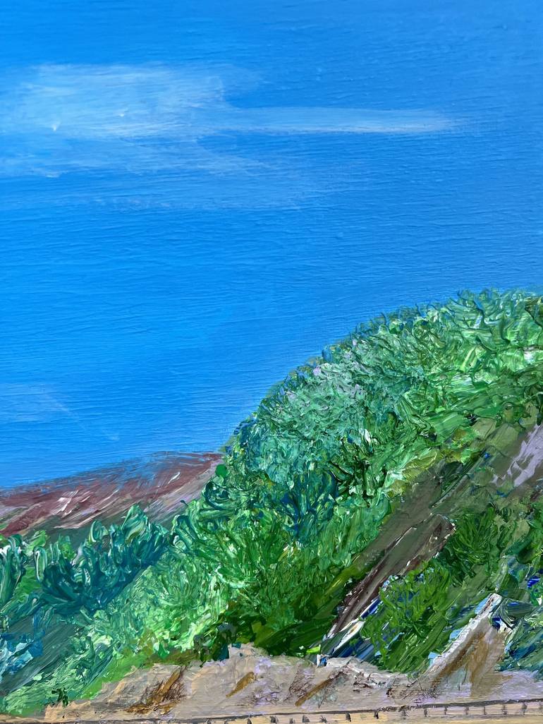 Original Seascape Painting by Henriette Hua Wang