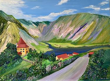 Original Landscape Paintings by Henriette Hua Wang
