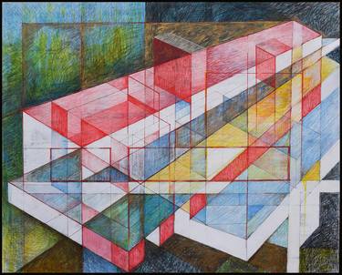 Original Abstract Architecture Drawings by Stanislav Belovski